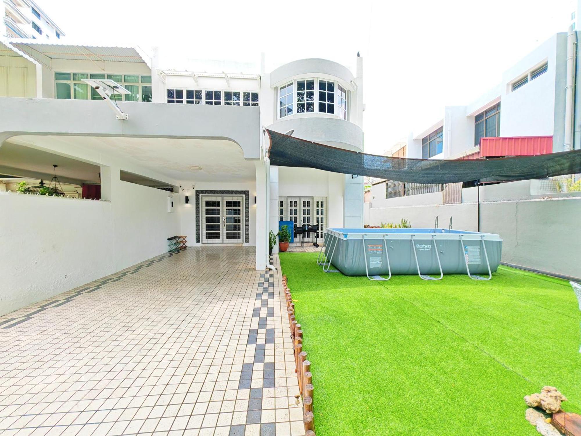 527 Beachhouse L 5 Bedroom With Swimming Pool - 3Min Walk To The Beach 丹绒武雅 外观 照片