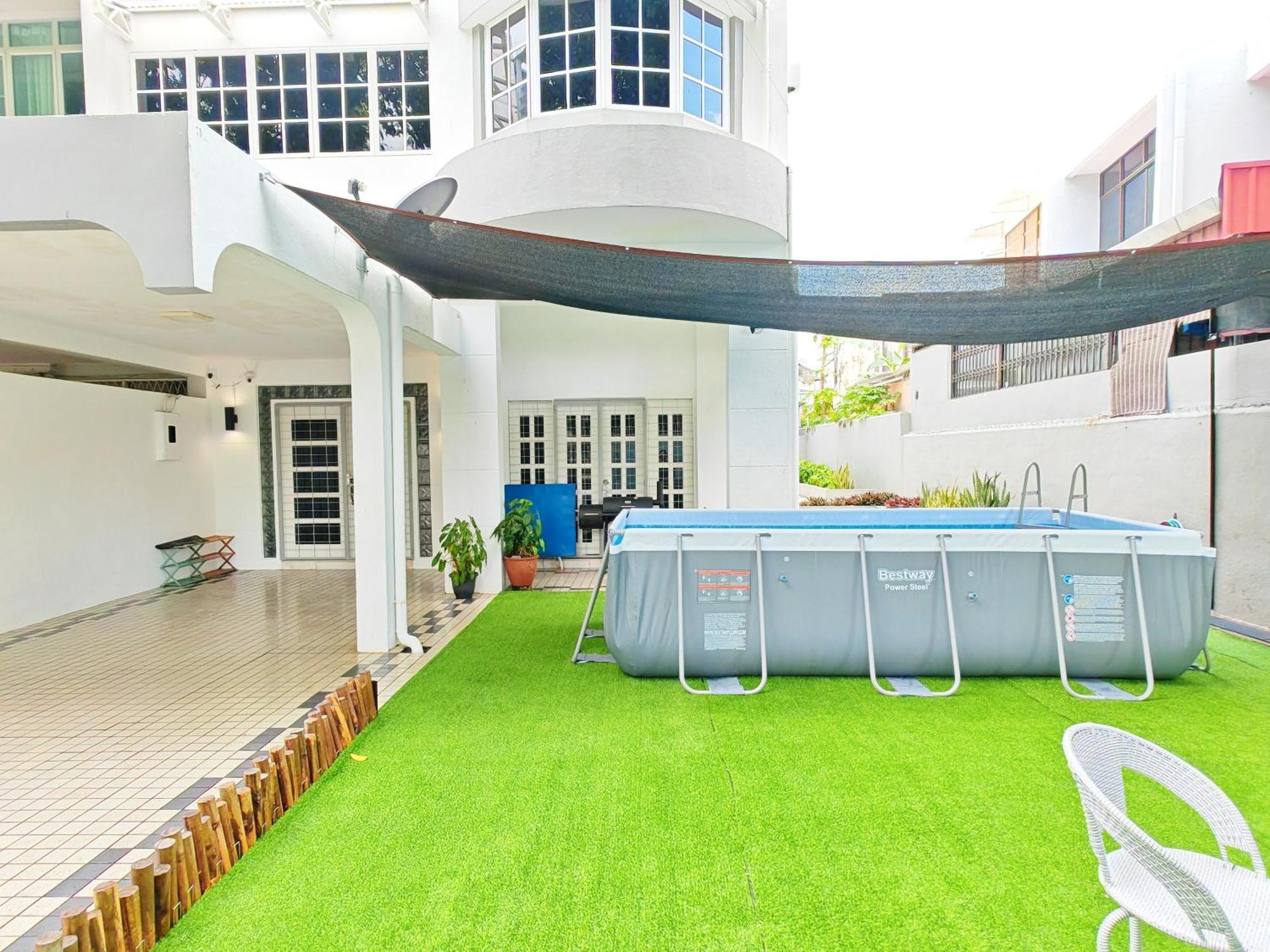 527 Beachhouse L 5 Bedroom With Swimming Pool - 3Min Walk To The Beach 丹绒武雅 外观 照片